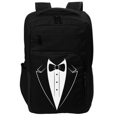 Funny Bow Tie Tuxedo Costume Formal Party For Man Impact Tech Backpack