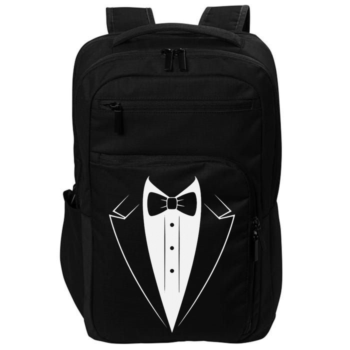 Funny Bow Tie Tuxedo Costume Formal Party For Man Impact Tech Backpack