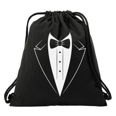 Funny Bow Tie Tuxedo Costume Formal Party For Man Drawstring Bag