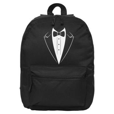 Funny Bow Tie Tuxedo Costume Formal Party For Man 16 in Basic Backpack
