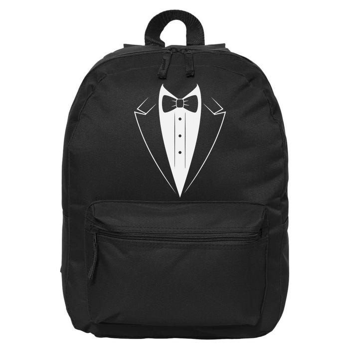 Funny Bow Tie Tuxedo Costume Formal Party For Man 16 in Basic Backpack