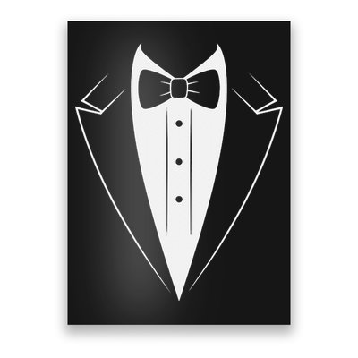 Funny Bow Tie Tuxedo Costume Formal Party For Man Poster
