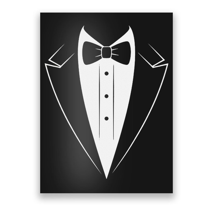 Funny Bow Tie Tuxedo Costume Formal Party For Man Poster