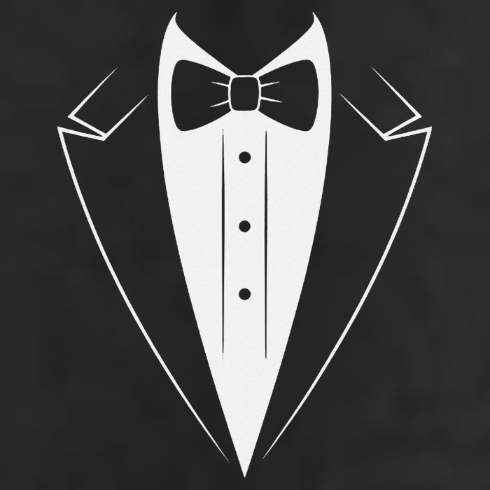 Funny Bow Tie Tuxedo Costume Formal Party For Man 25L Jumbo Tote