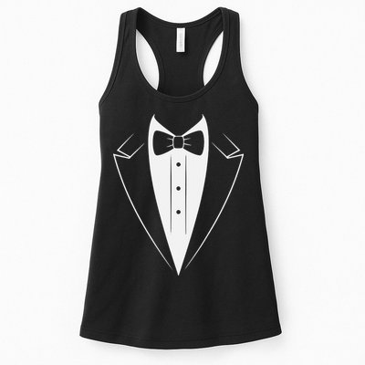 Funny Bow Tie Tuxedo Costume Formal Party For Man Womens Tank Top