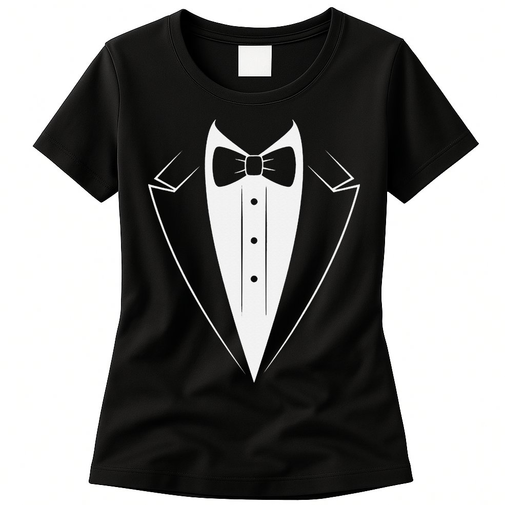 Funny Bow Tie Tuxedo Costume Formal Party For Man Womens T-Shirt