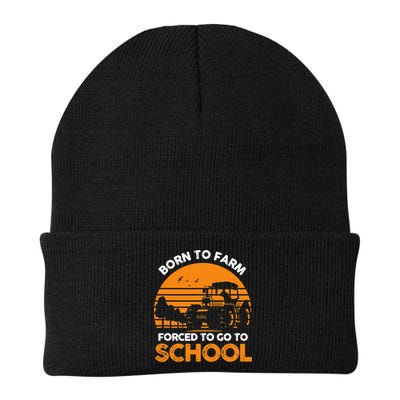 Farmer Born To Farm Forced To Go To School Agriculturist Beanie