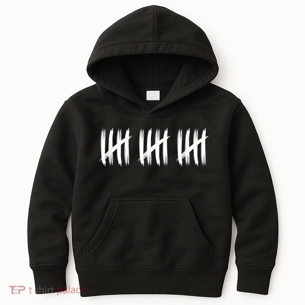 Funny Birthday Tally 15th Birthday 15 Years Old Bday Party 1 Kids Hoodie