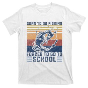 Funny Born To Go Fishing Bass Fish Fisherman T-Shirt