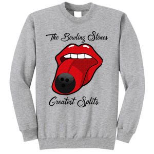 Funny Bowling The Bowling Stones Design Tall Sweatshirt