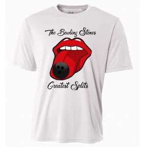 Funny Bowling The Bowling Stones Design Cooling Performance Crew T-Shirt