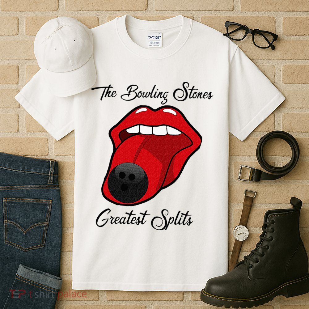 Funny Bowling The Bowling Stones Design Tall T-Shirt