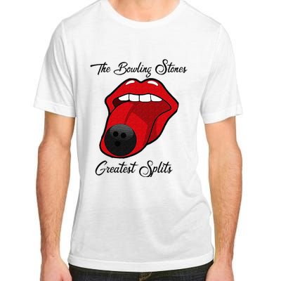 Funny Bowling The Bowling Stones Design Adult ChromaSoft Performance T-Shirt