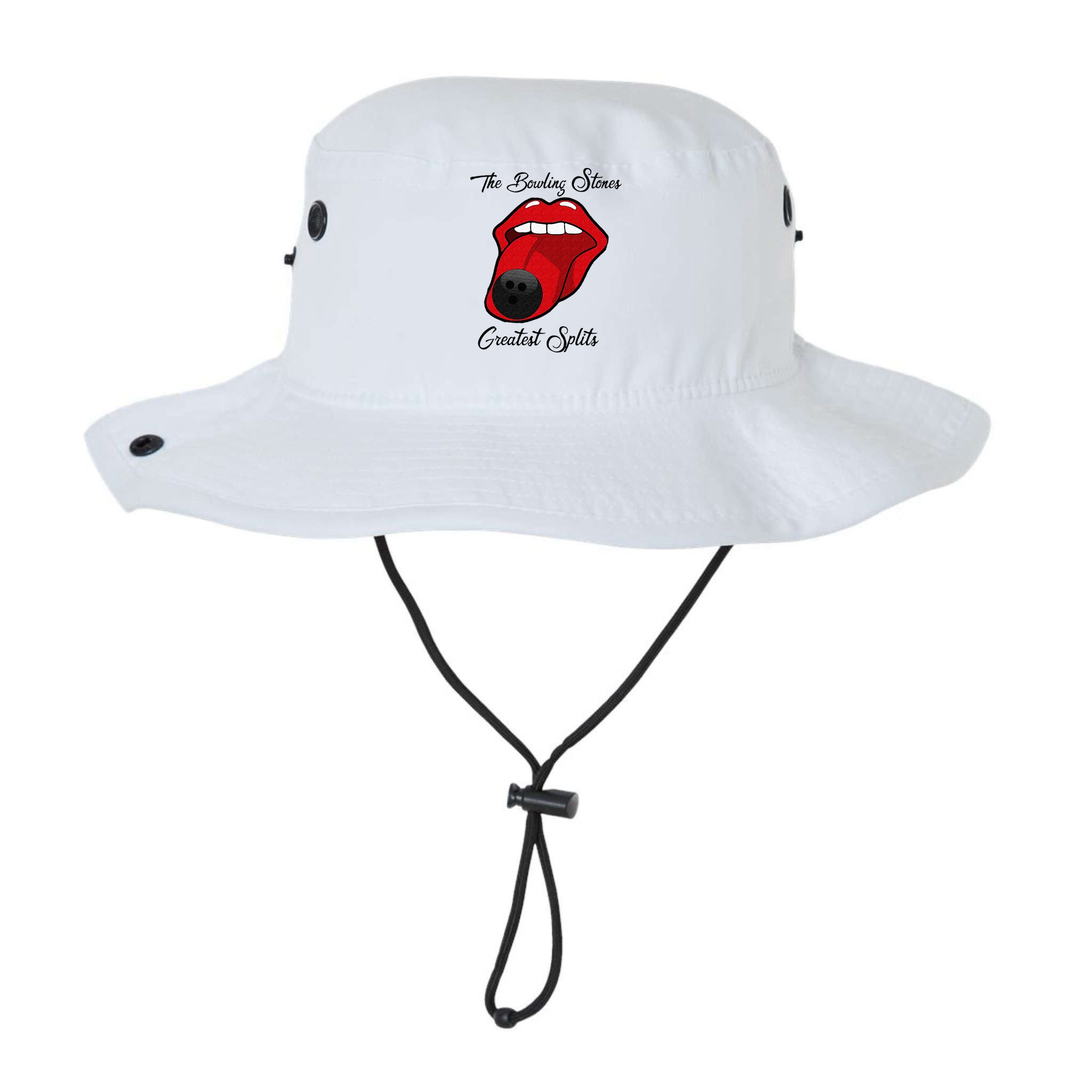 Funny Bowling The Bowling Stones Design Bucket Hat