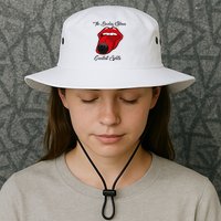 Funny Bowling The Bowling Stones Design Bucket Hat