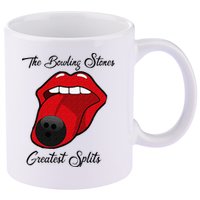 Funny Bowling The Bowling Stones Design 11oz C Handle Ceramic Mug