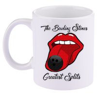 Funny Bowling The Bowling Stones Design 11oz C Handle Ceramic Mug