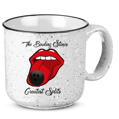 Funny Bowling The Bowling Stones Design 15oz Campfire Ceramic Mug