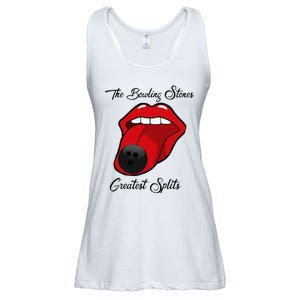 Funny Bowling The Bowling Stones Design Ladies Essential Flowy Tank