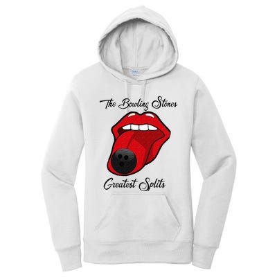 Funny Bowling The Bowling Stones Design Women's Pullover Hoodie