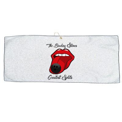 Funny Bowling The Bowling Stones Design Large Microfiber Waffle Golf Towel