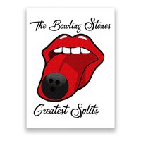 Funny Bowling The Bowling Stones Design Poster