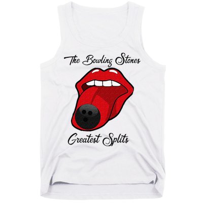 Funny Bowling The Bowling Stones Design Tank Top