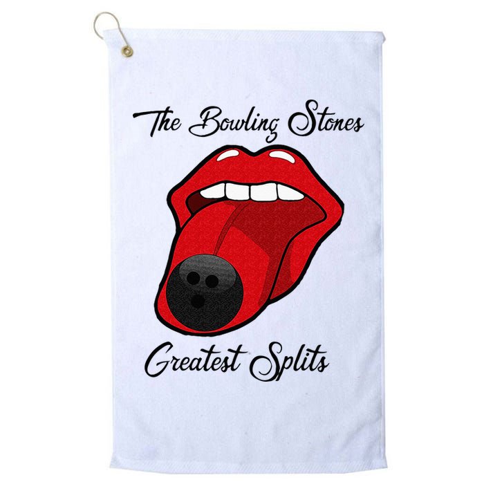 Funny Bowling The Bowling Stones Design Golf Towel