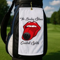 Funny Bowling The Bowling Stones Design Golf Towel