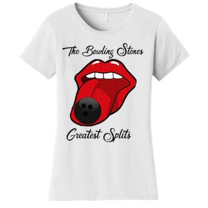 Funny Bowling The Bowling Stones Design Women's T-Shirt