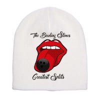 Funny Bowling The Bowling Stones Design Short Acrylic Beanie