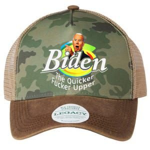 Funny Biden The Quicker Fer Upper Women Men Legacy Tie Dye Trucker Hat