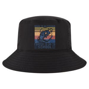 Funny Born To Go Fishing Bass Fish Fisherman Cool Comfort Performance Bucket Hat