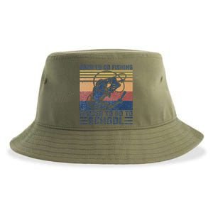 Funny Born To Go Fishing Bass Fish Fisherman Sustainable Bucket Hat