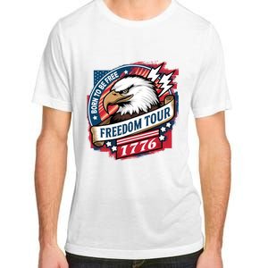 Freedom Born To Be Free 1776 4th Of July Adult ChromaSoft Performance T-Shirt