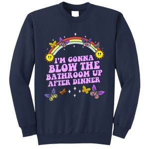 Funny Blow The Bathroom Adult Humor Inappropriate Offensive Sweatshirt