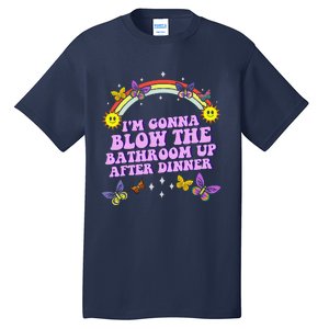 Funny Blow The Bathroom Adult Humor Inappropriate Offensive Tall T-Shirt