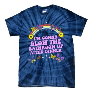 Funny Blow The Bathroom Adult Humor Inappropriate Offensive Tie-Dye T-Shirt