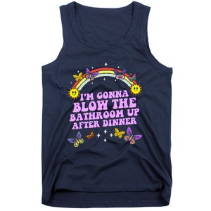 Funny Blow The Bathroom Adult Humor Inappropriate Offensive Tank Top