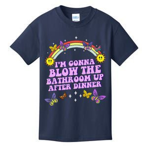 Funny Blow The Bathroom Adult Humor Inappropriate Offensive Kids T-Shirt