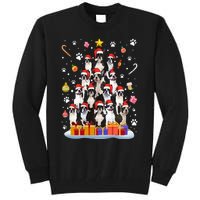 Funny Boston Terrier Dog Ugly Sweater Christmas Tree Xmas Tall Sweatshirt