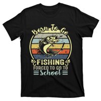 Funny Born To Go Fishing Bass Fish Fisherman T-Shirt