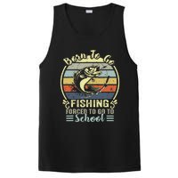 Funny Born To Go Fishing Bass Fish Fisherman PosiCharge Competitor Tank