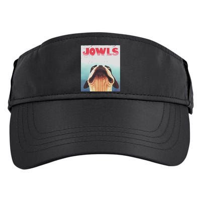 Funny Boston Terriers Jowls Dog Mom, Dog Dad Adult Drive Performance Visor