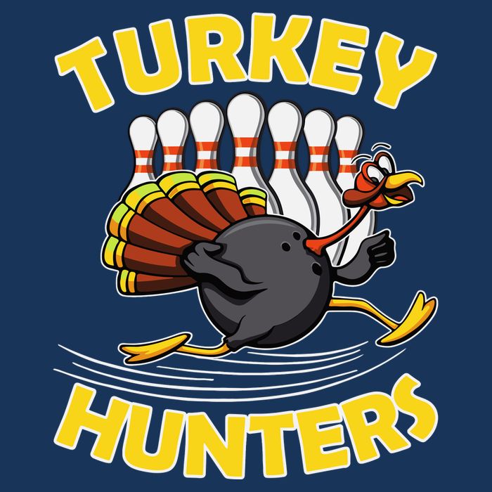 Funny Bowling Turkey Hunters Drawstring Bag