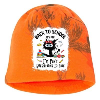 Funny Back To School Teacher Happy First Day Of School Kati - Camo Knit Beanie