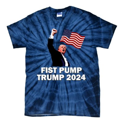 Fist Bump Trump 2024 Tie-Dye T-Shirt