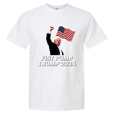 Fist Bump Trump 2024 Garment-Dyed Heavyweight T-Shirt