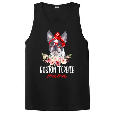 Funny Boston Terrier Mom Dog Lovers Mothers Day Gifts PosiCharge Competitor Tank