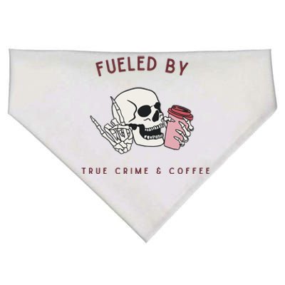 Fueled By True Crime And Coffee USA-Made Doggie Bandana